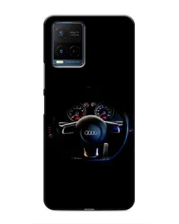 Чехол для Vivo Y21 / Y21s с картинкой «Салон Audi — руль» Чехол для Vivo Y21 / Y21s с картинкой «Салон Audi — руль»