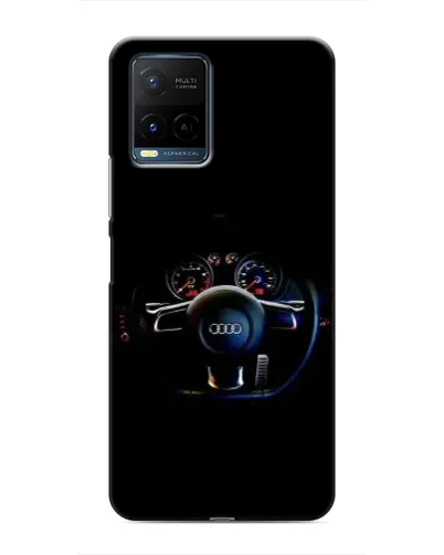 Чехол для Vivo Y21 / Y21s с картинкой «Салон Audi — руль» Чехол для Vivo Y21 / Y21s с картинкой «Салон Audi — руль»