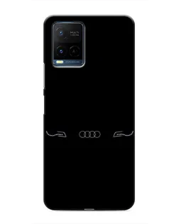 Чехол для Vivo Y21 / Y21s с картинкой «Audi — световой подпись» Чехол для Vivo Y21 / Y21s с картинкой «Audi — световой подпись»