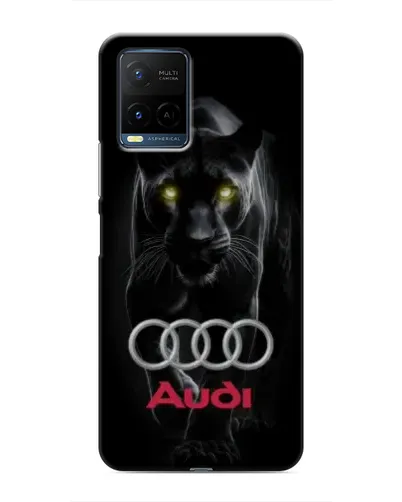 Чехол для Vivo Y21 / Y21s с картинкой «Пантера и Audi» Чехол для Vivo Y21 / Y21s с картинкой «Пантера и Audi»