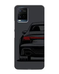 Чехол для Vivo Y21 / Y21s с картинкой «Задняя часть Audi — арт»