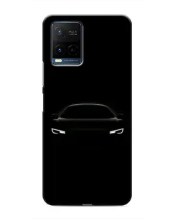 Чехол для Vivo Y21 / Y21s с картинкой «Взгляд Audi в темноте»