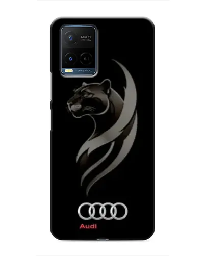 Чехол для Vivo Y21 / Y21s с картинкой «Графика — пантера и Audi» Чехол для Vivo Y21 / Y21s с картинкой «Графика — пантера и Audi»