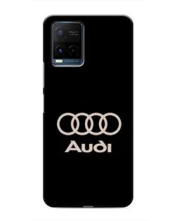 Чехол для Vivo Y21 / Y21s с картинкой «Audi — золотой логотип»