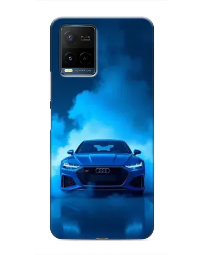 Чехол для Vivo Y21 / Y21s с картинкой «Audi — голубая энергия» Чехол для Vivo Y21 / Y21s с картинкой «Audi — голубая энергия»