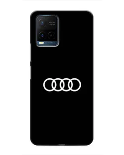 Чехол для Vivo Y21 / Y21s с картинкой «Audi White Logo»