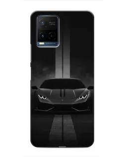 Чехол для Vivo Y21 / Y21s с картинкой «Lamborghini симметрия дорог»
