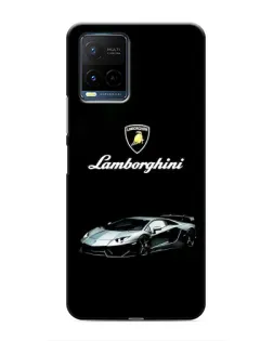 Чехол для Vivo Y21 / Y21s с картинкой «Логотип Lamborghini классика»