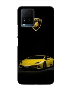 Чехол для Vivo Y21 / Y21s с картинкой «Lamborghini желтый акцент»