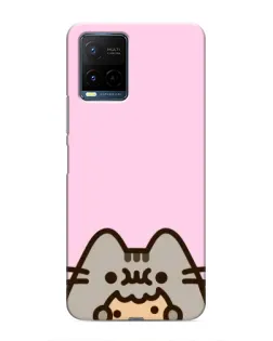 Чехол для Vivo Y21 / Y21s с картинкой «Pusheen и печенье» Чехол для Vivo Y21 / Y21s с картинкой «Pusheen и печенье»