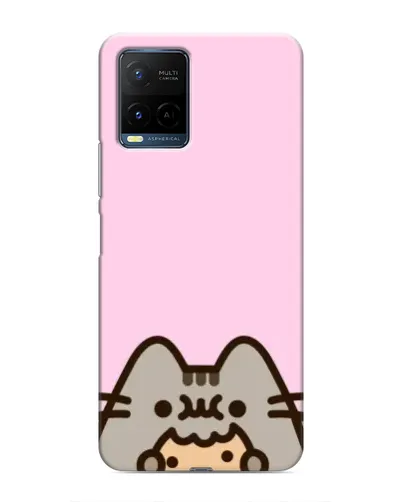 Чехол для Vivo Y21 / Y21s с картинкой «Pusheen и печенье» Чехол для Vivo Y21 / Y21s с картинкой «Pusheen и печенье»