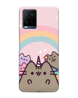 Чехол для Vivo Y21 / Y21s с картинкой «Единорог Pusheen»