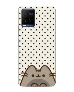 Чехол для Vivo Y21 / Y21s с картинкой «Пушин в горошек»