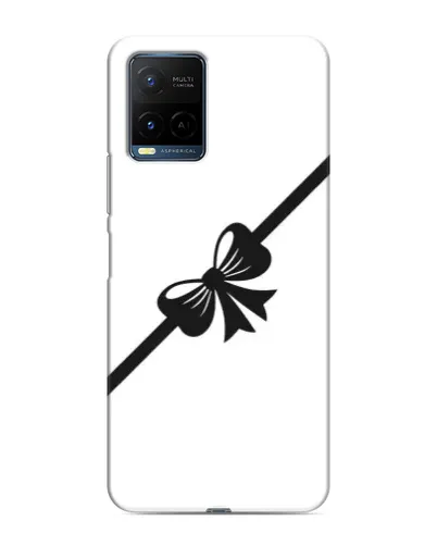 Чехол для Vivo Y21 / Y21s с картинкой «Диагональный бант»