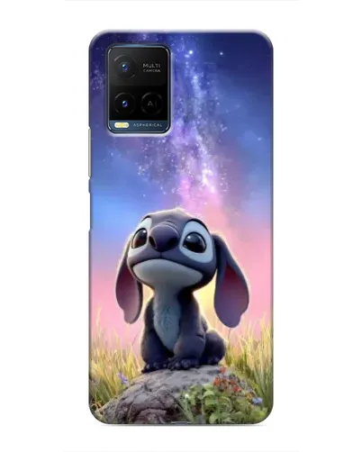Чехол для Vivo Y21 / Y21s с картинкой «Стич на рассвете» Чехол для Vivo Y21 / Y21s с картинкой «Стич на рассвете»