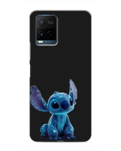 Чехол для Vivo Y21 / Y21s с картинкой «Стич на черном» Чехол для Vivo Y21 / Y21s с картинкой «Стич на черном»