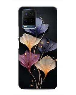 Чехол для Vivo Y21 / Y21s с картинкой «Лиловые цветы грации»