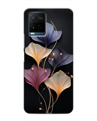 Чехол для Vivo Y21 / Y21s с картинкой «Лиловые цветы грации»