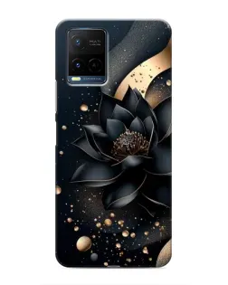 Чехол для Vivo Y21 / Y21s с картинкой «Черный лотос»