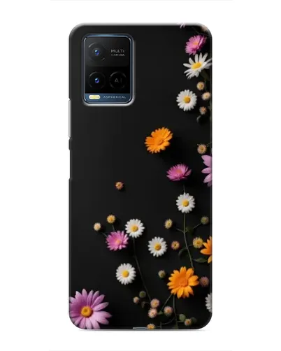Чехол для Vivo Y21 / Y21s с картинкой «Цветочная композиция»