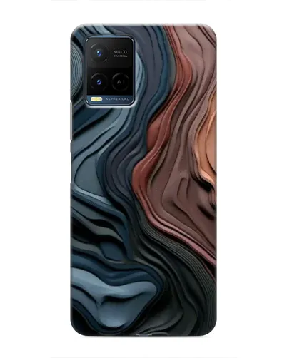 Чехол для Vivo Y21 / Y21s с картинкой «Цветные волны каньона» Чехол для Vivo Y21 / Y21s с картинкой «Цветные волны каньона»