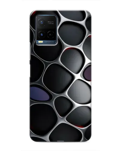 Чехол для Vivo Y21 / Y21s с картинкой «Объемная темная решетка» Чехол для Vivo Y21 / Y21s с картинкой «Объемная темная решетка»