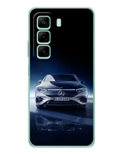 Чехол для Vivo Y21d с картинкой «Ночной Mercedes EQ»