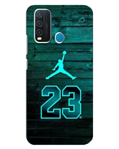 Чехол для Vivo Y30 с картинкой «Jordan Cyan 23»
