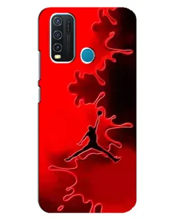 Чехол для Vivo Y30 с картинкой «Jordan Red Smoke»