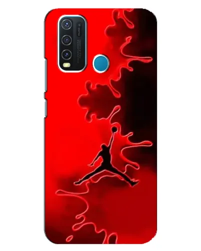 Чехол для Vivo Y30 с картинкой «Jordan Red Smoke»
