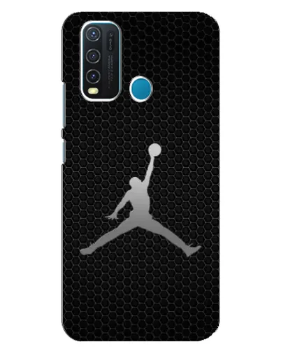 Чехол для Vivo Y30 с картинкой «Jordan Dark Carbon»
