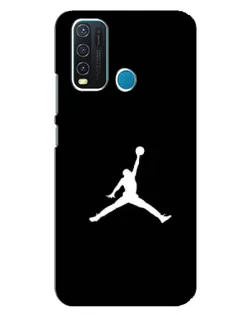 Чехол для Vivo Y30 с картинкой «Jordan Silhouette»