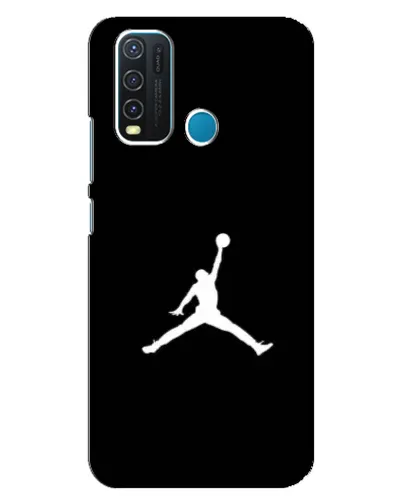 Чехол для Vivo Y30 с картинкой «Jordan Silhouette»