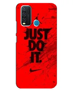Чехол для Vivo Y30 с картинкой «Nike Just Do It»