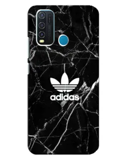 Чохол для Vivo Y30 з картинкою «Білий мармур Adidas»