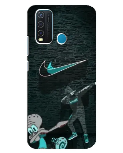 Чехол для Vivo Y30 с картинкой «Спортивный арт Nike»