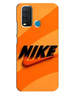 Чехол для Vivo Y30 с картинкой «Оранжевый драйв Nike» Чехол для Vivo Y30 с картинкой «Оранжевый драйв Nike»