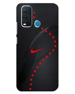 Чехол для Vivo Y30 с картинкой «Абстрактный дизайн Nike»