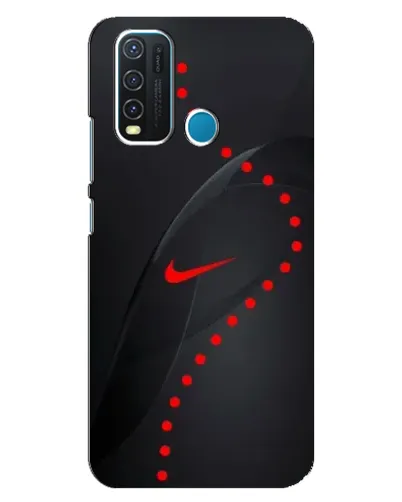 Чехол для Vivo Y30 с картинкой «Абстрактный дизайн Nike»