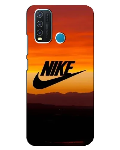 Чехол для Vivo Y30 с картинкой «Nike — вечерний горизонт»