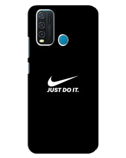 Чехол для Vivo Y30 с картинкой «Минимализм от Nike»