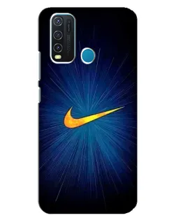 Чохол для Vivo Y30 з картинкою «Синій пульс Nike»
