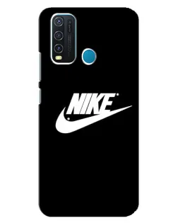Чохол для Vivo Y30 з картинкою «Мазки фарби Nike»