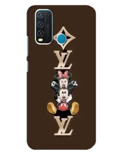 Чохол для Vivo Y30 з картинкою «LV та Міккі Маус»