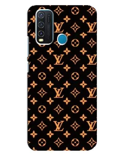Чохол для Vivo Y30 з картинкою «Золота монограма LV» Чохол для Vivo Y30 з картинкою «Золота монограма LV»