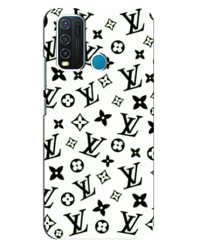 Чохол для Vivo Y30 з картинкою «Монохромний хаос LV» Чохол для Vivo Y30 з картинкою «Монохромний хаос LV»