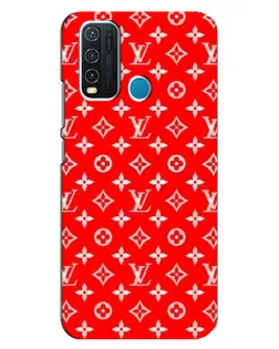 Чохол для Vivo Y30 з картинкою «Яскравий паттерн LV»