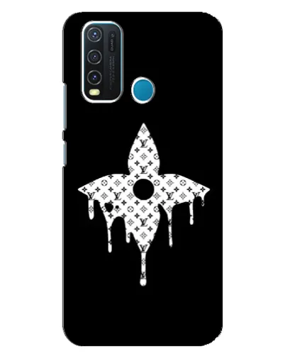 Чохол для Vivo Y30 з картинкою «Квіткова монограма» Чохол для Vivo Y30 з картинкою «Квіткова монограма»