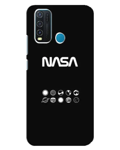Чехол для Vivo Y30 с картинкой «NASA — технический принт» Чехол для Vivo Y30 с картинкой «NASA — технический принт»