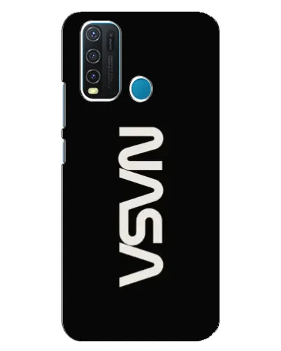 Чехол для Vivo Y30 с картинкой «NASA — вертикальный логотип» Чехол для Vivo Y30 с картинкой «NASA — вертикальный логотип»